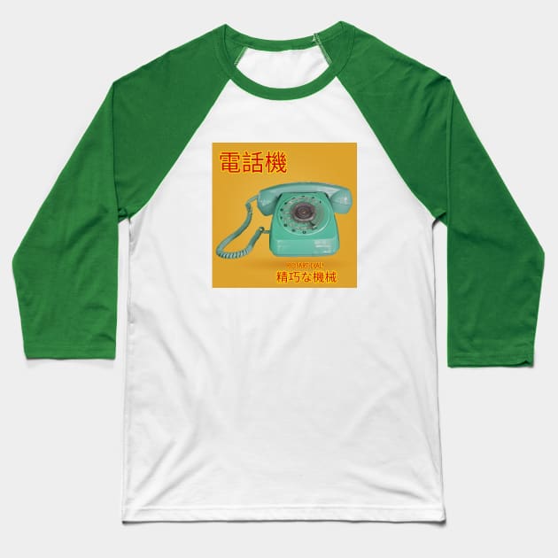 Classic rotary dial telephone Baseball T-Shirt by G4M3RS